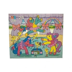 Milton Bradley My Little Pony Ballerina Jigsaw Puzzle 24 pcs. COMPLETE Vintage